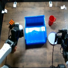 Top-camera view of the clear table setup at 224×224
